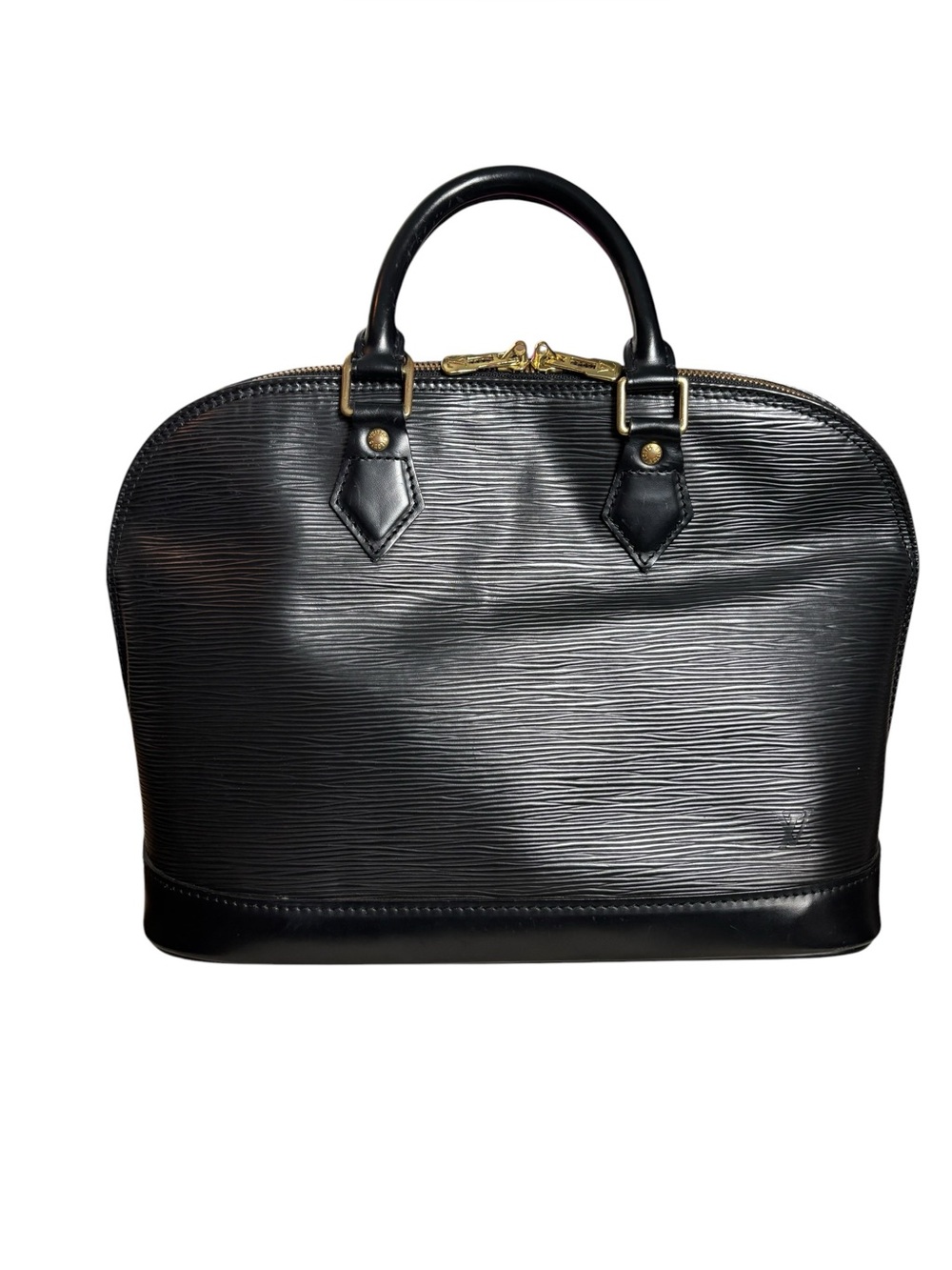 Authenticated Vintage Louis Vuitton Alma with Epi Finish